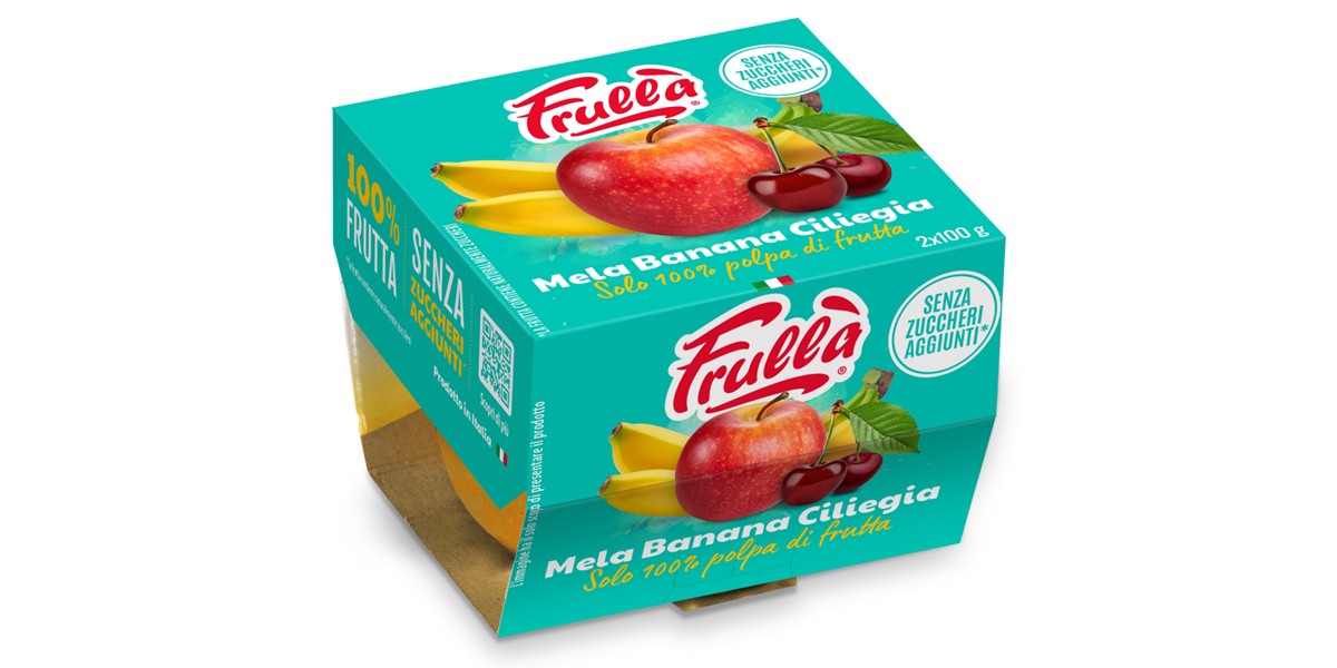 Frullà lancia i mix esclusivi di 3 frutti in doppia vaschetta
